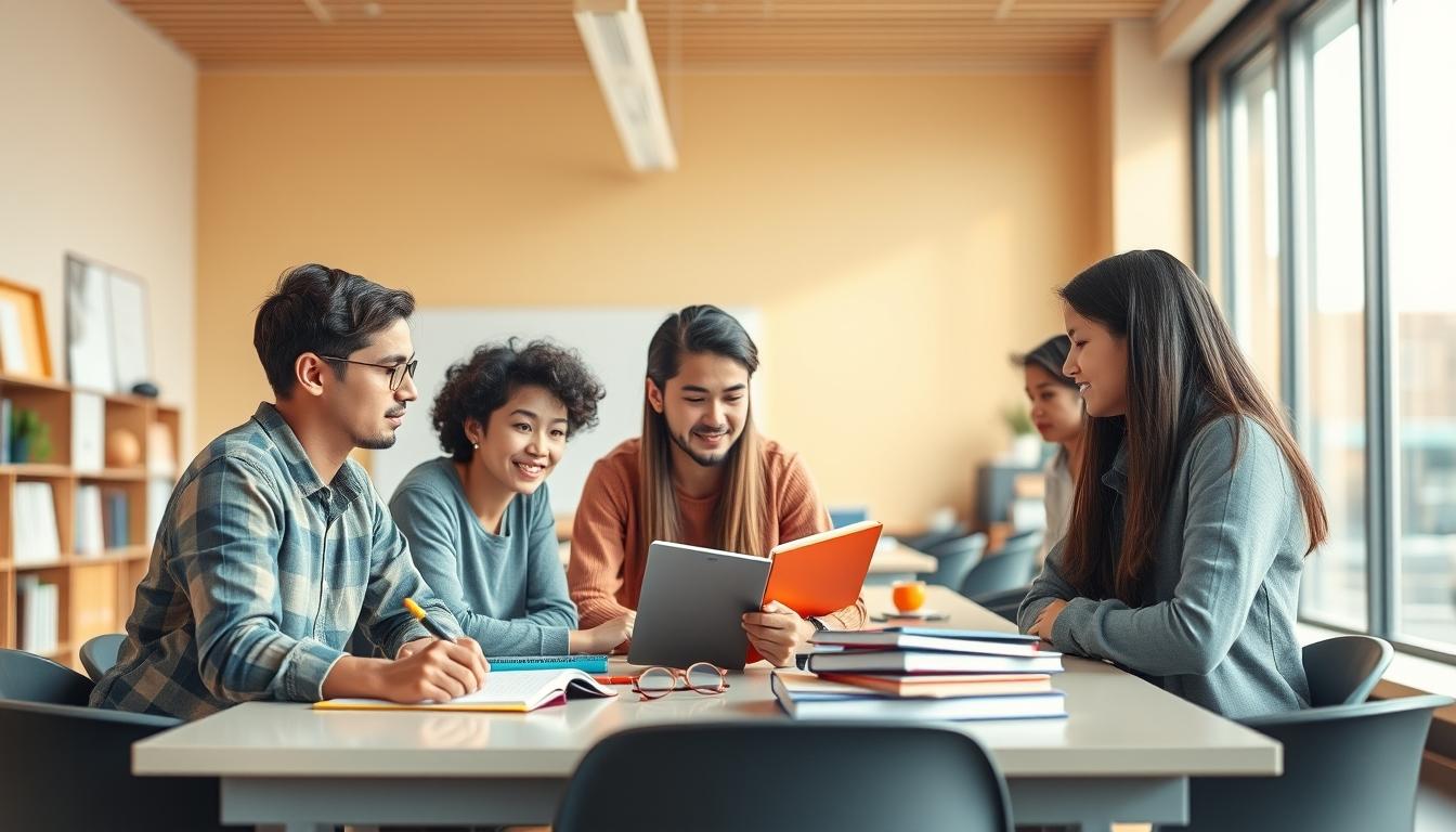 Student using online courses for flexible education